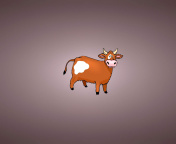 Das Funny Cow Wallpaper 176x144