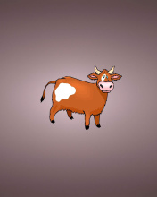 Fondo de pantalla Funny Cow 176x220