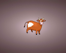 Funny Cow wallpaper 220x176