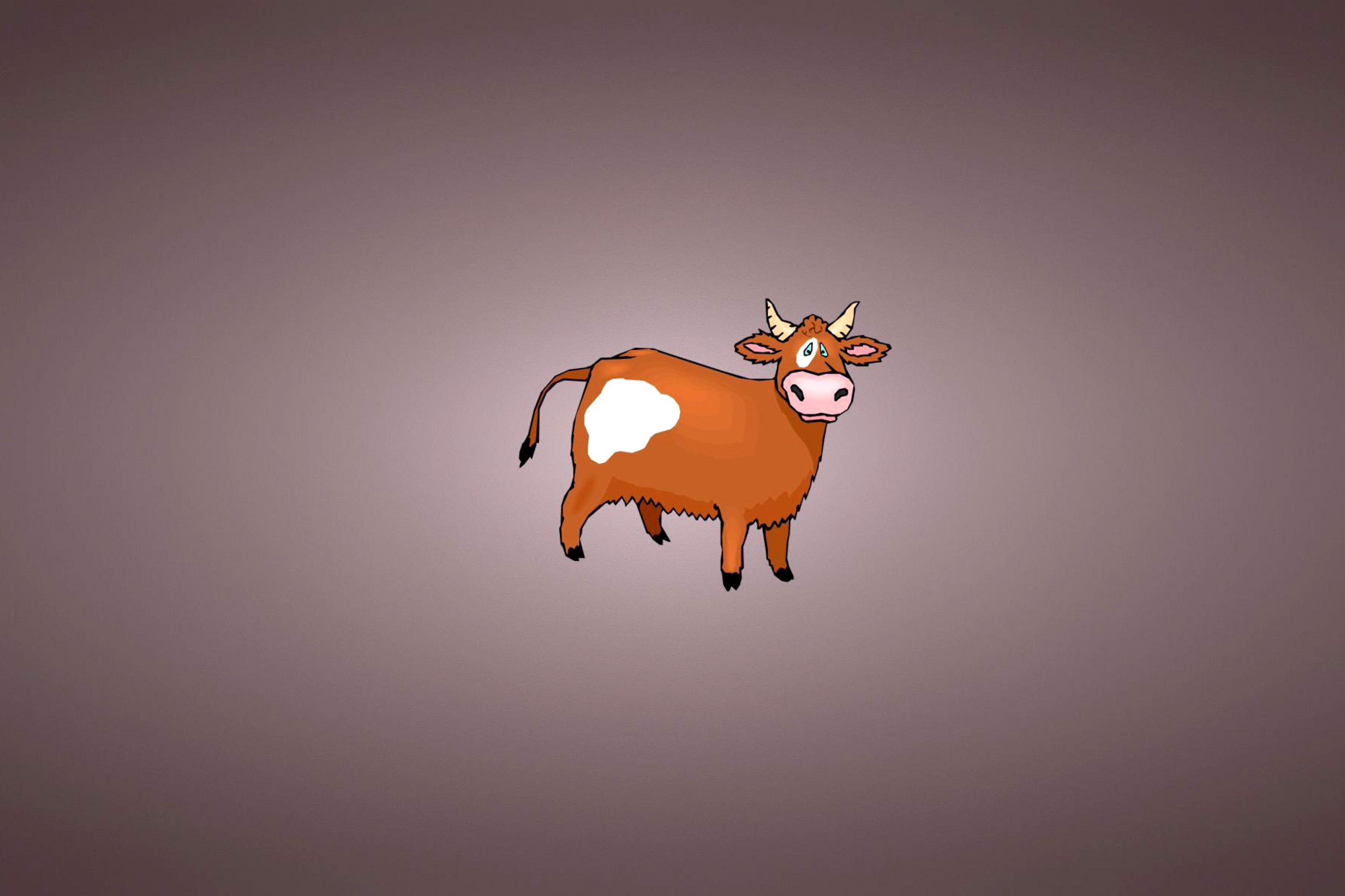 Funny Cow wallpaper 2880x1920