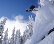 Snowboarding GoPro HD Hero wallpaper 176x144