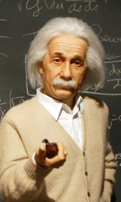 Fondo de pantalla Albert Einstein 240x400