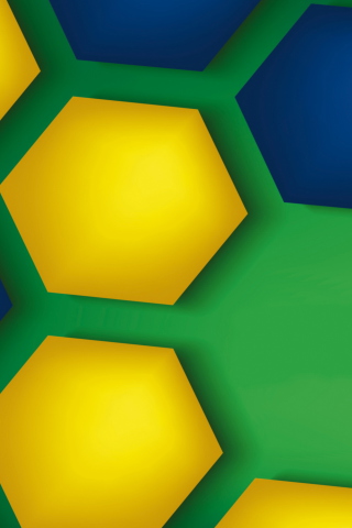 Das Brazil Vector Style Wallpaper 320x480