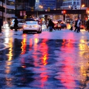 Wet City Streets screenshot #1 128x128
