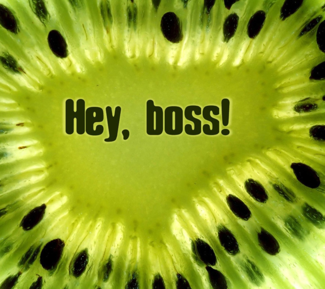 Hey Boss wallpaper 1080x960