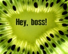 Hey Boss wallpaper 220x176