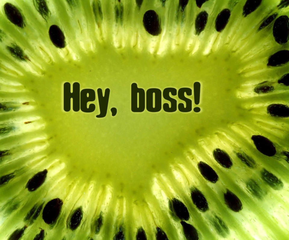 Hey Boss wallpaper 960x800