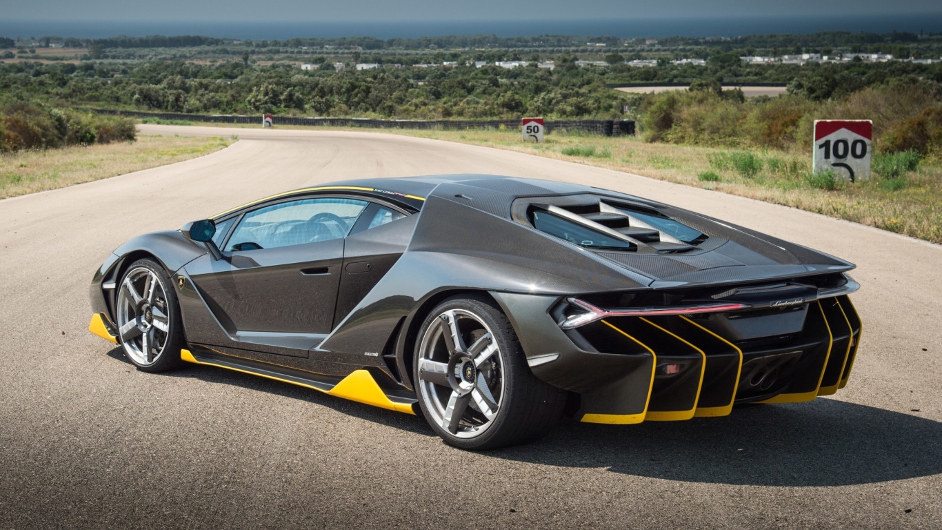 Fondo de pantalla Lamborghini Centenario LP 770 4 1366x768