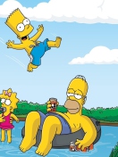 The Simpsons Swim screenshot #1 132x176