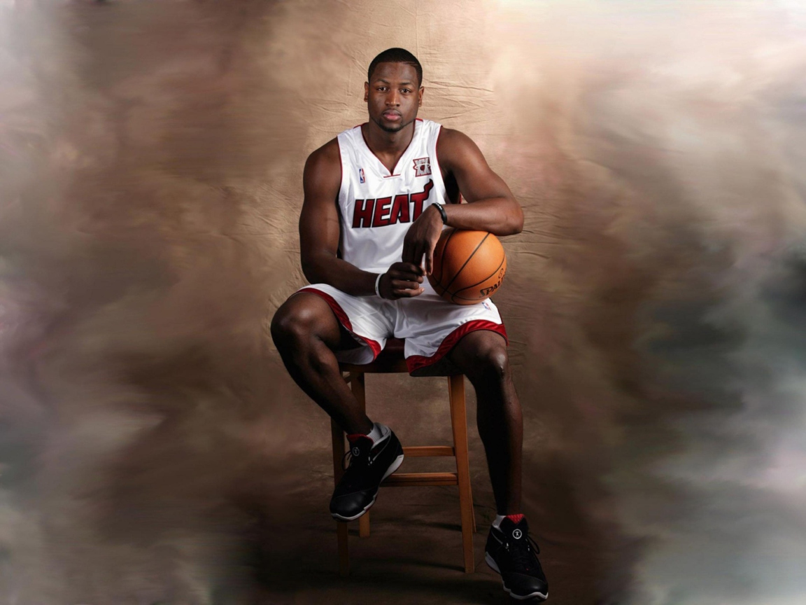Fondo de pantalla Dwyane Wade - Miami Heat 1152x864