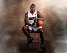 Обои Dwyane Wade - Miami Heat 220x176