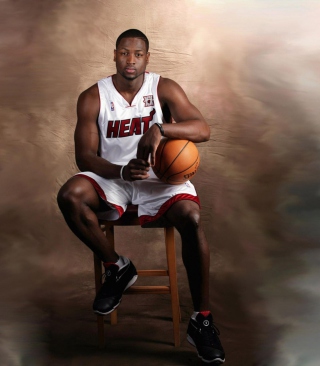 Dwyane Wade - Miami Heat - Obrázkek zdarma pro Nokia X2