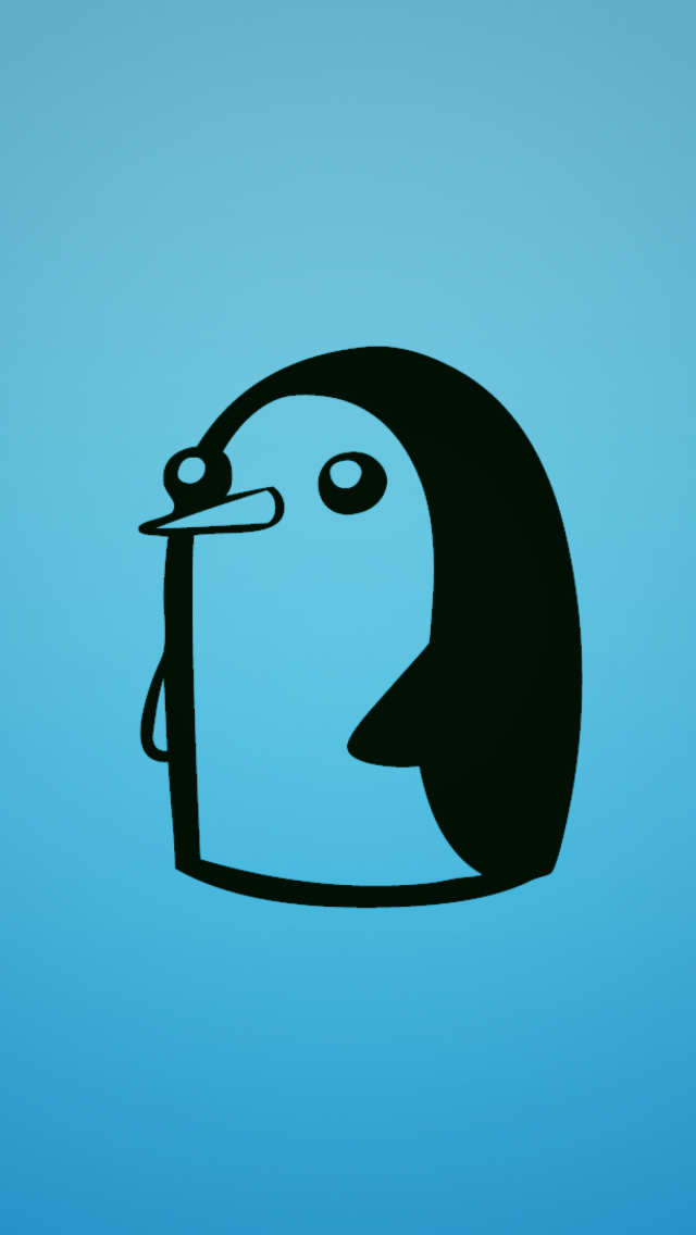 Fondo de pantalla Adventure Time - Penguin 640x1136