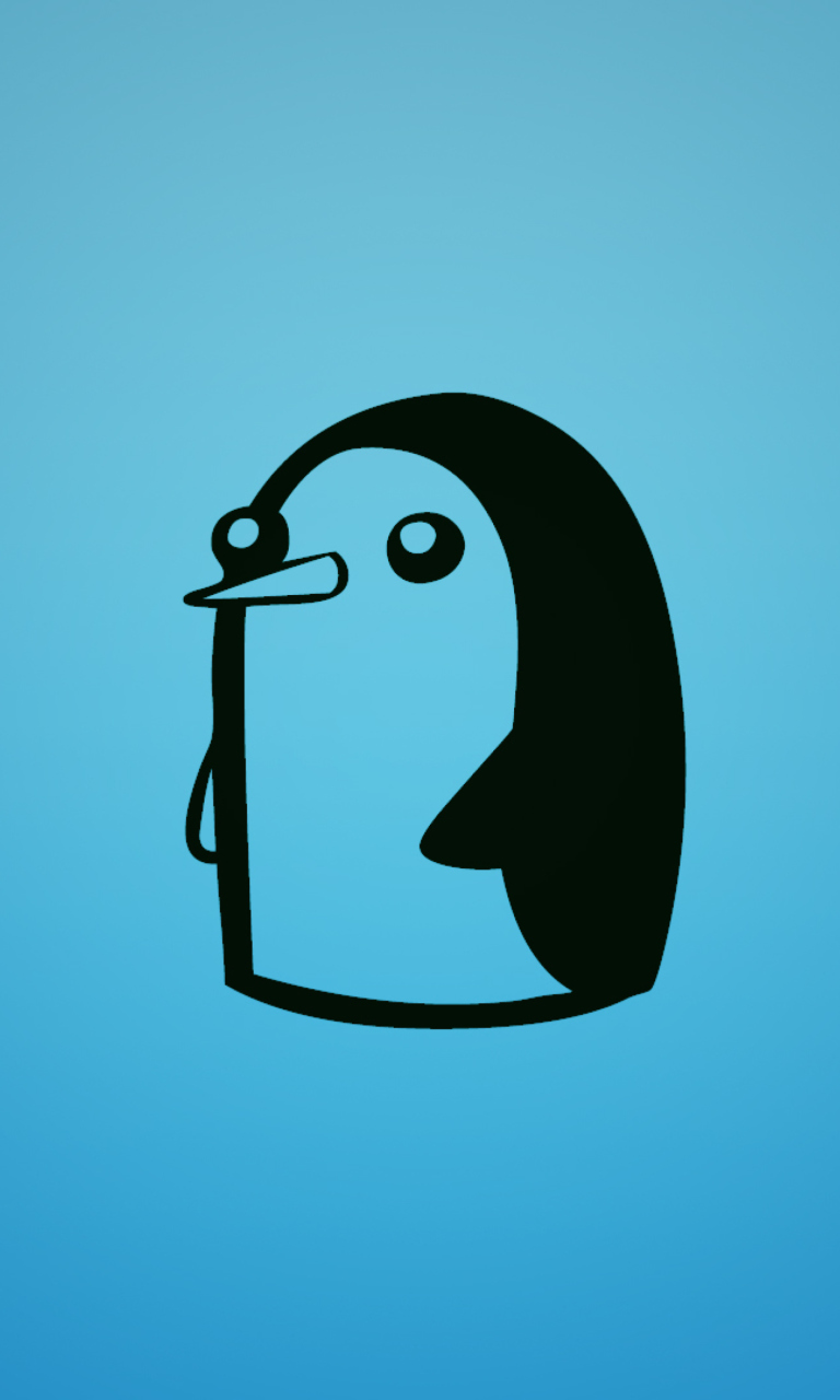 Fondo de pantalla Adventure Time - Penguin 768x1280