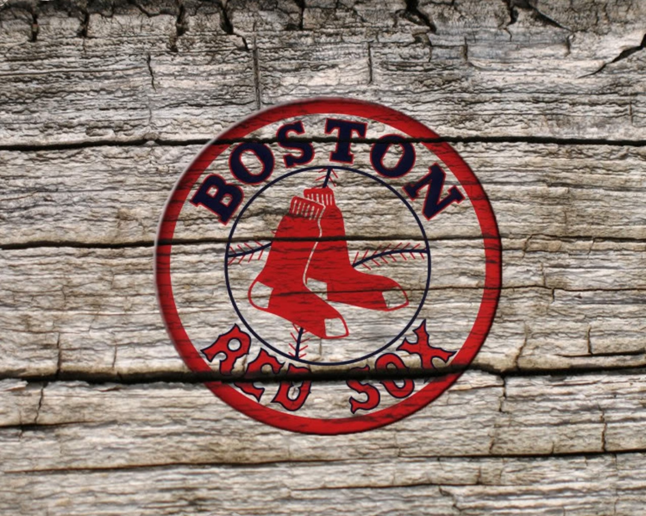 Screenshot №1 pro téma Boston Red Sox Logo 1280x1024