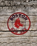 Обои Boston Red Sox Logo 128x160