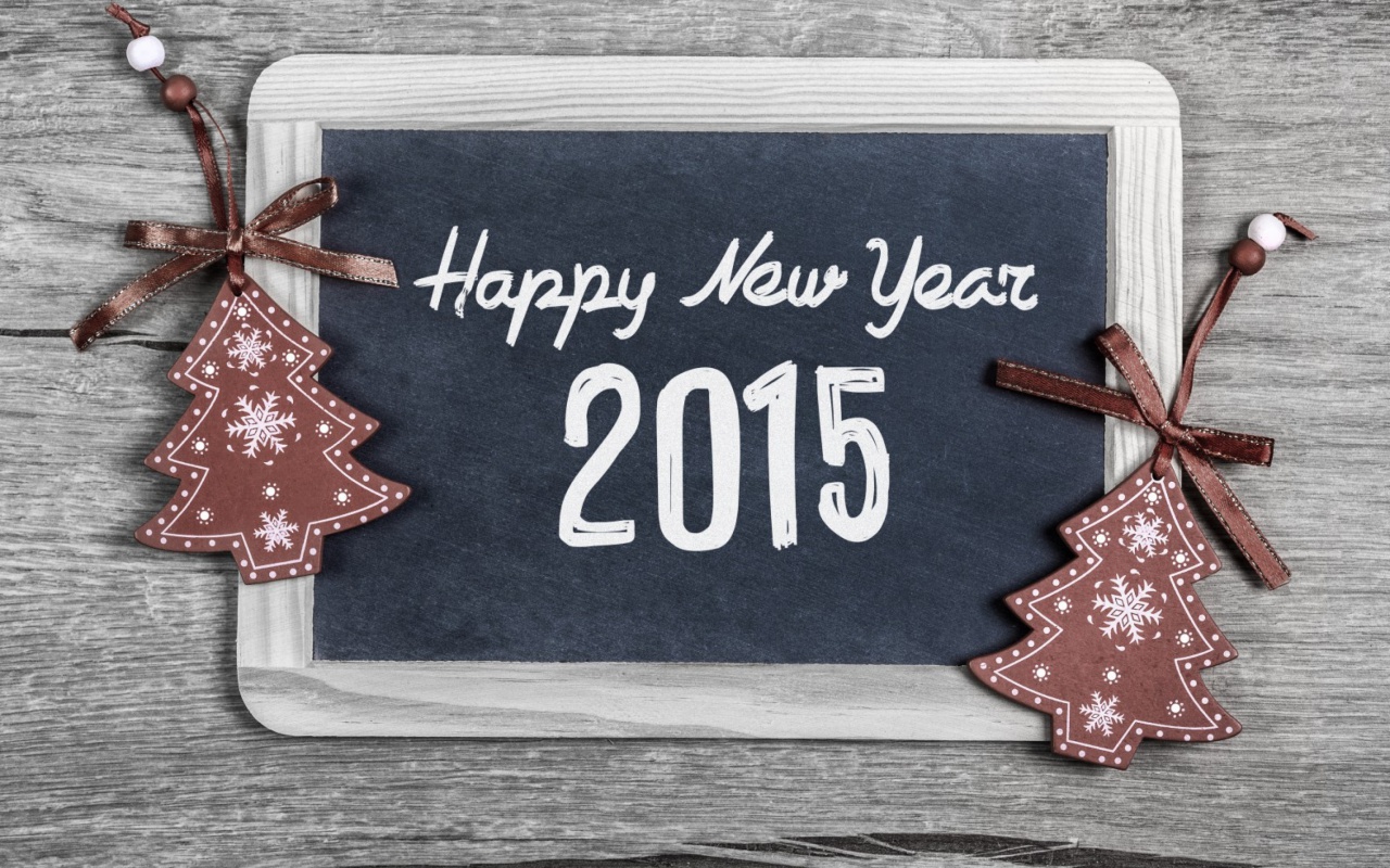 Das Happy New Year 2015 Wallpaper 1280x800
