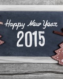 Happy New Year 2015 wallpaper 128x160
