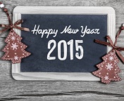 Das Happy New Year 2015 Wallpaper 176x144