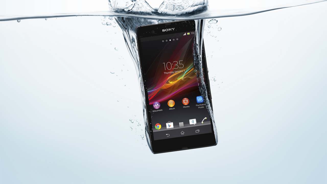 Das Sony Xperia Z In Water Test Wallpaper 1280x720