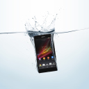 Обои Sony Xperia Z In Water Test 128x128
