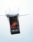 Das Sony Xperia Z In Water Test Wallpaper 128x160