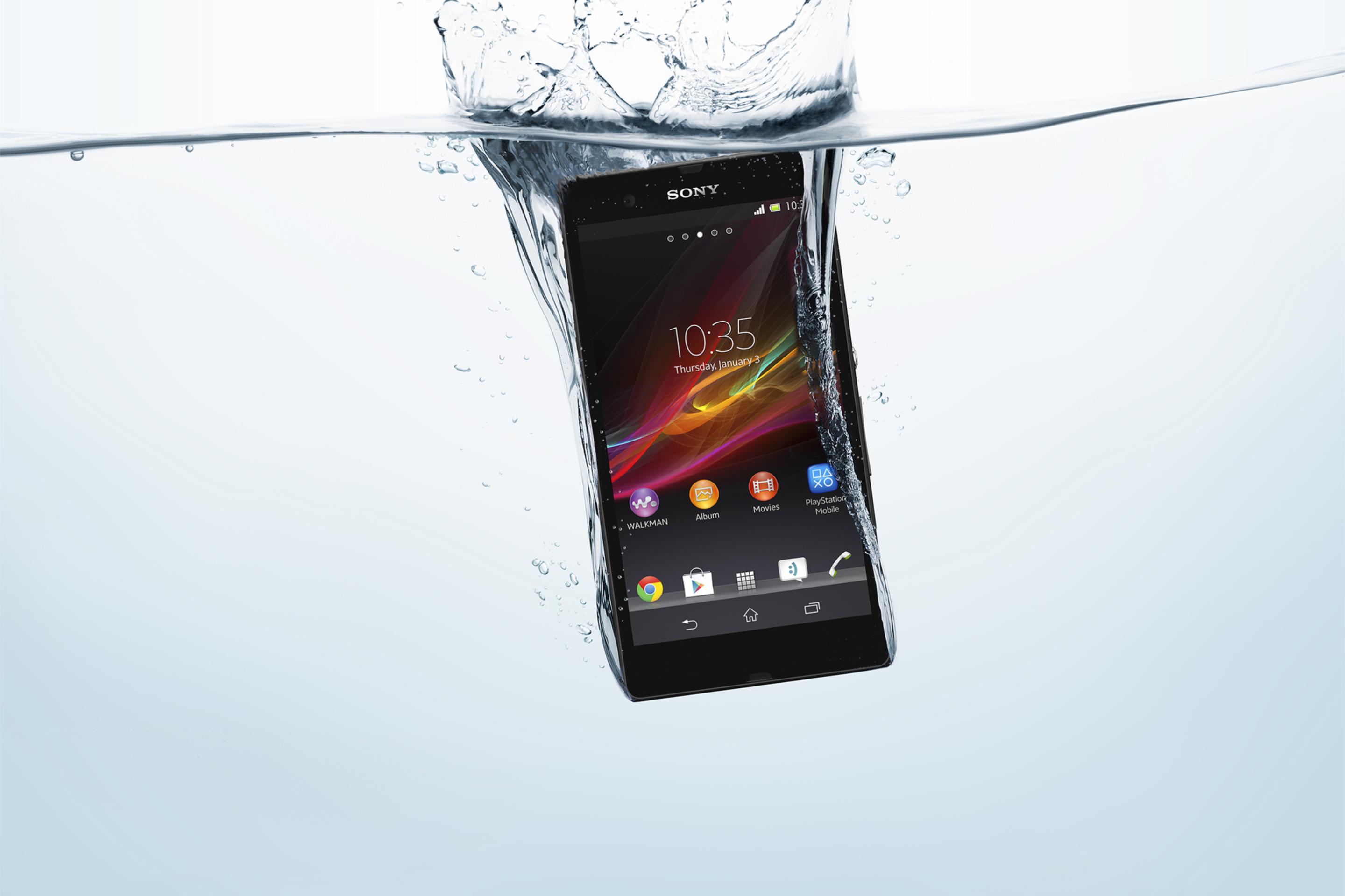Sfondi Sony Xperia Z In Water Test 2880x1920