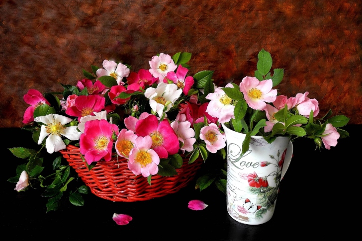 Fondo de pantalla Sweetheart flowers