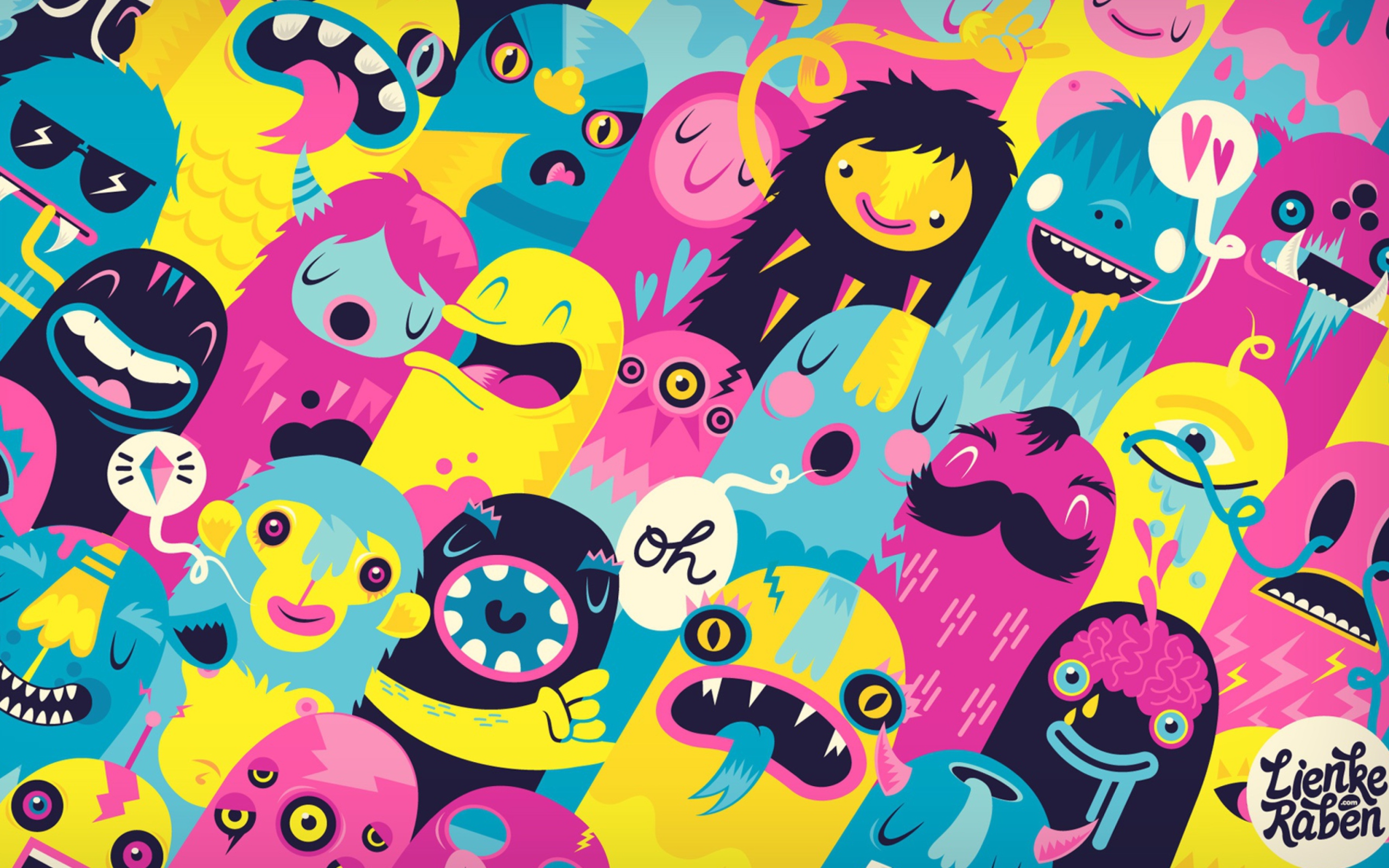 Oh Monsters wallpaper 2560x1600