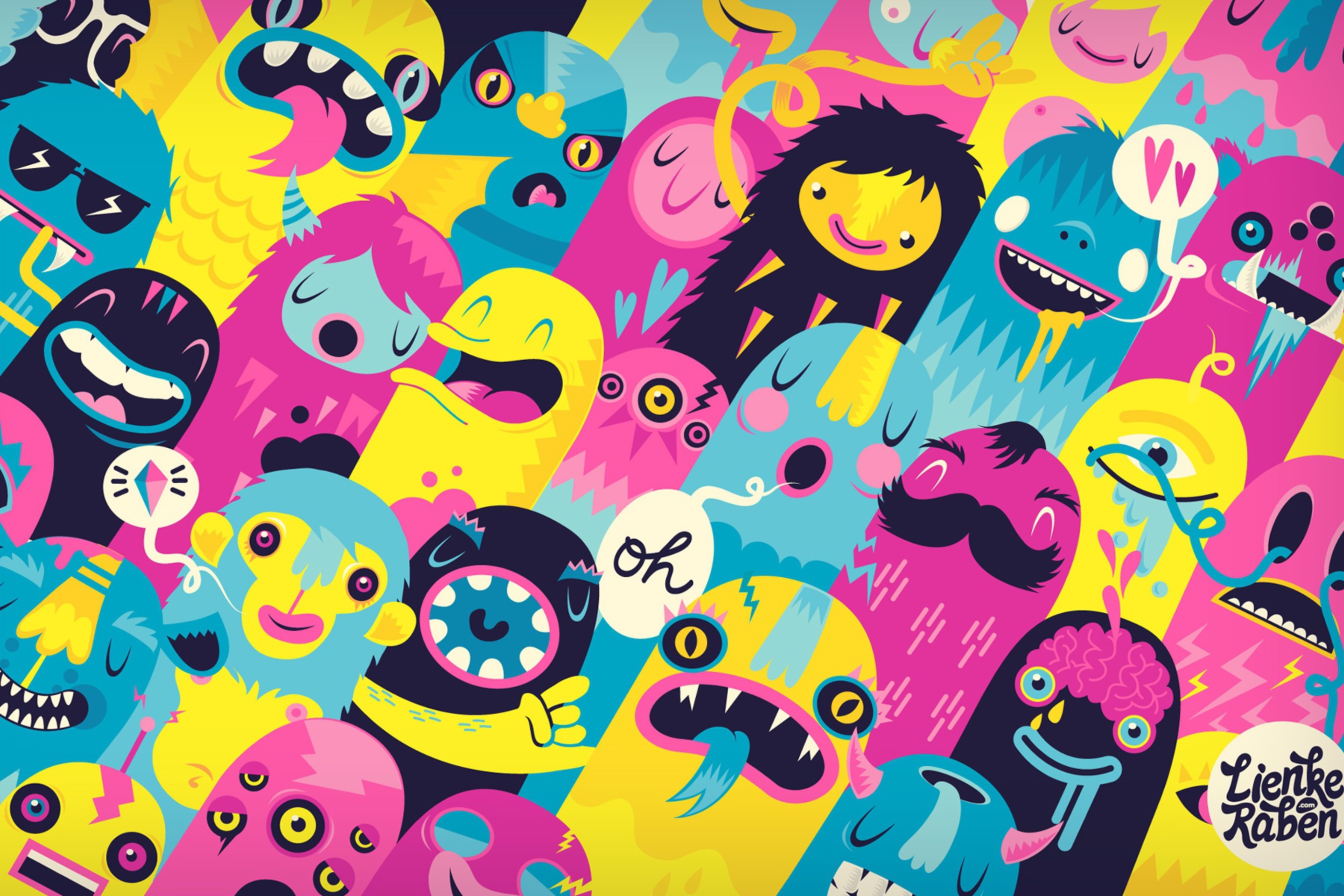 Oh Monsters wallpaper 2880x1920