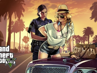 Das 2013 Grand Theft Auto Gta Wallpaper 320x240
