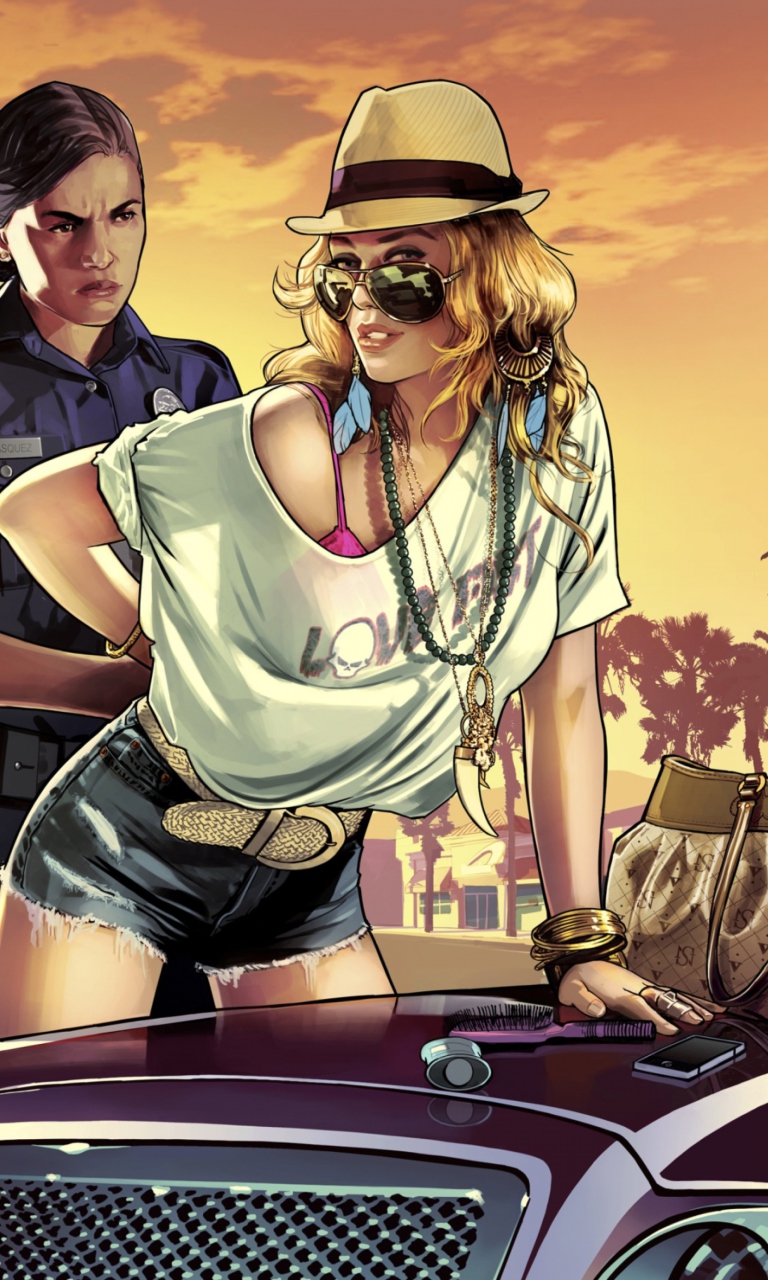 Das 2013 Grand Theft Auto Gta Wallpaper 768x1280