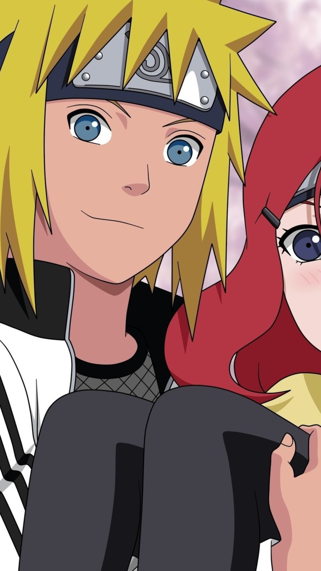 Обои Minato Namikaze And Kushina Uzumaki 1080x1920