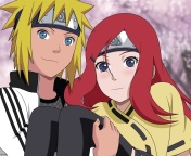 Das Minato Namikaze And Kushina Uzumaki Wallpaper 176x144