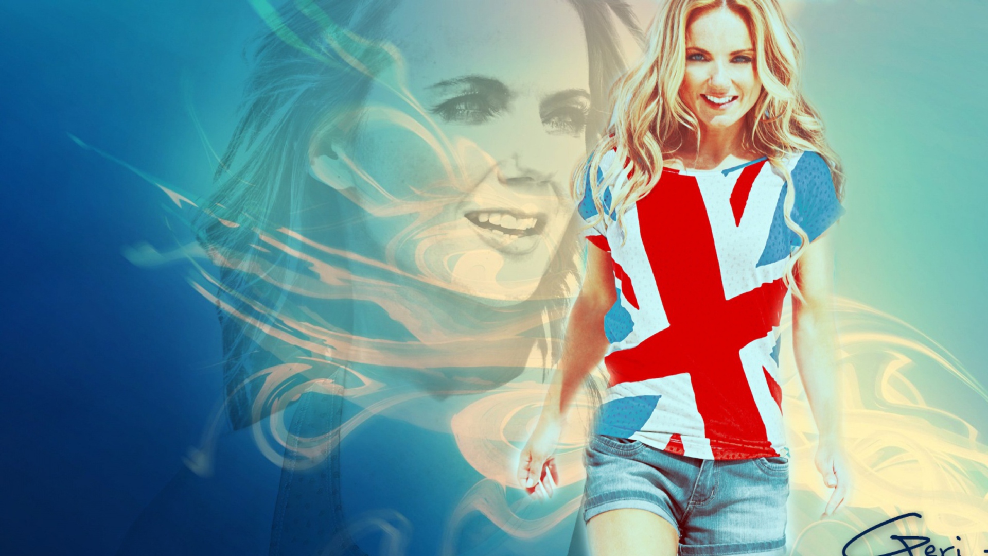 Geri Halliwell wallpaper 1920x1080