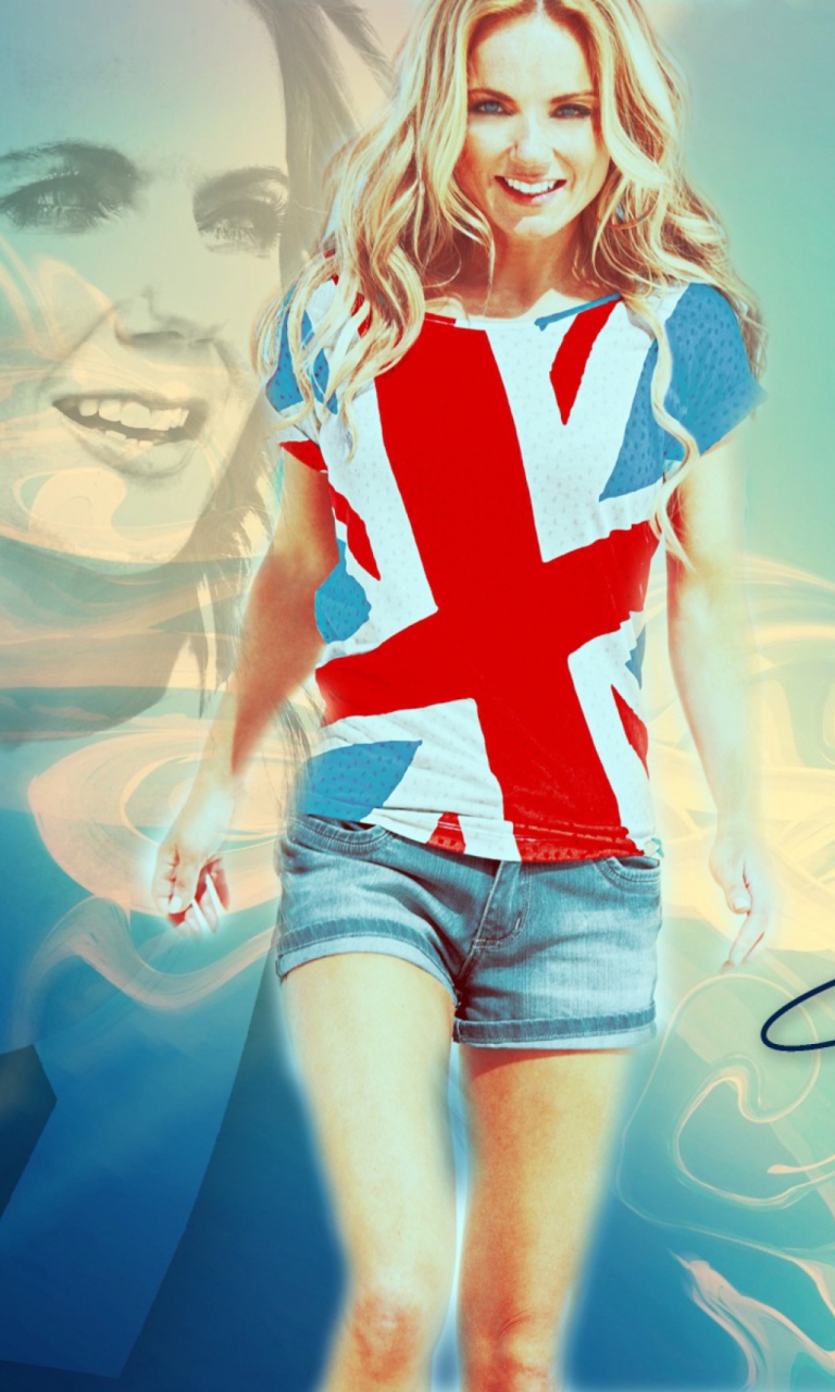 Das Geri Halliwell Wallpaper 768x1280