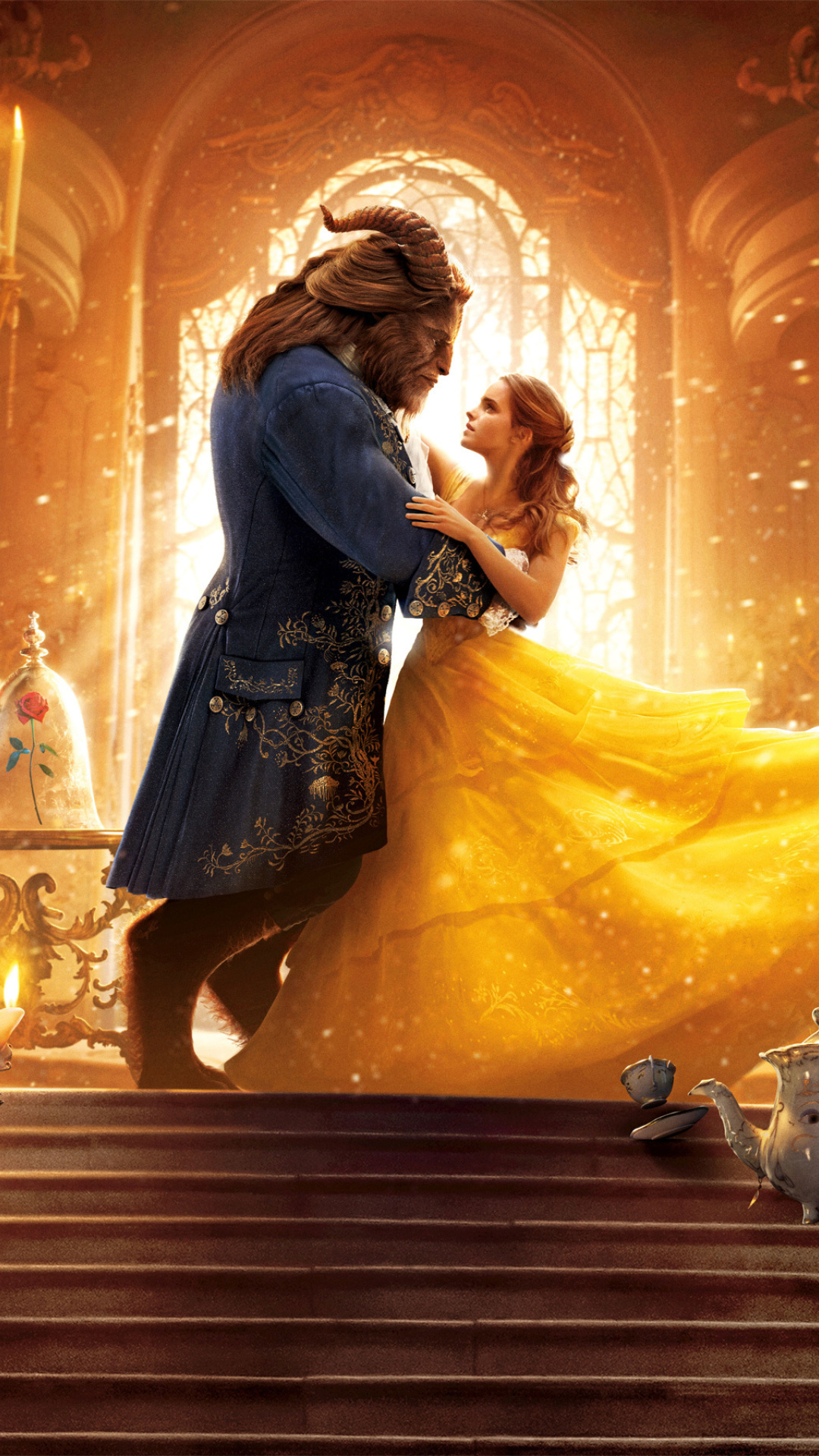 Beauty and the Beast HD wallpaper 1080x1920