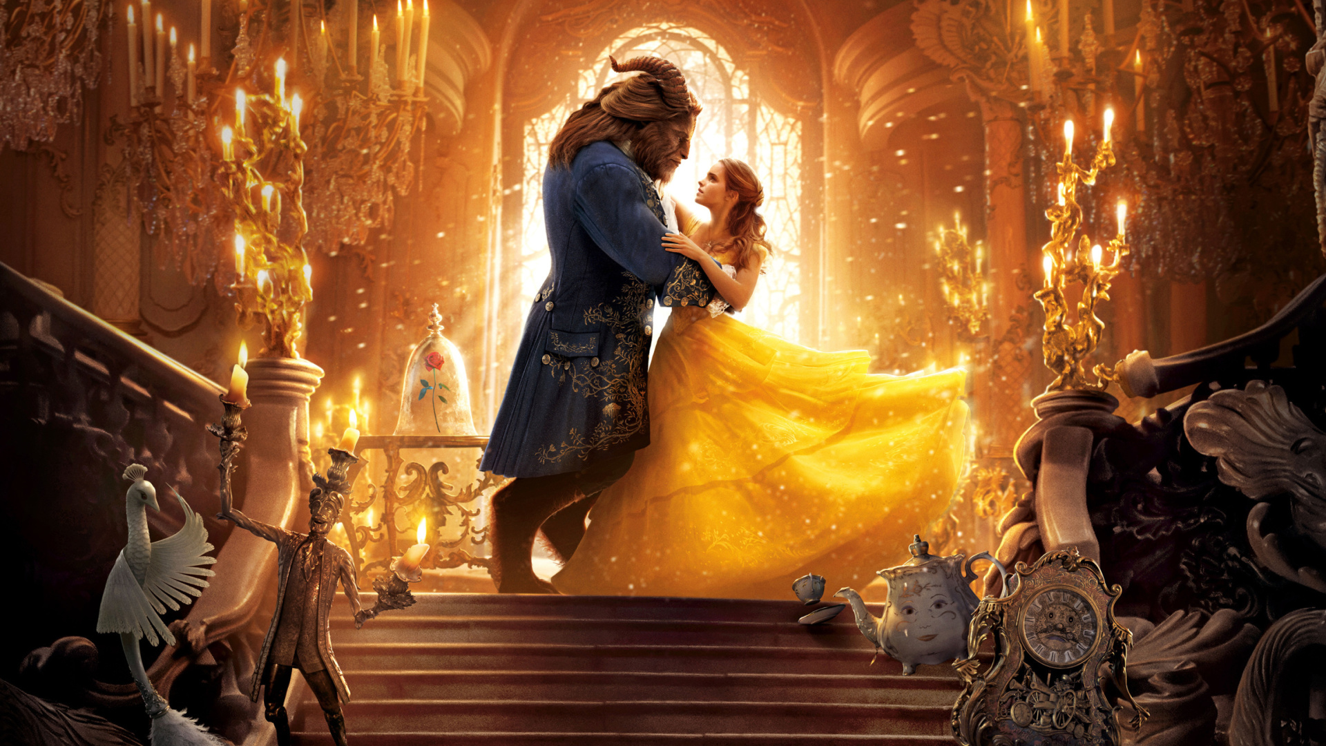Das Beauty and the Beast HD Wallpaper 1920x1080