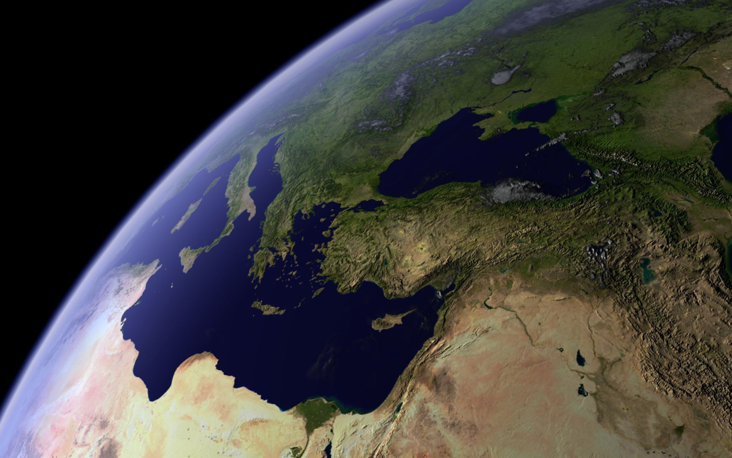 Screenshot №1 pro téma Earth From Space 2560x1600