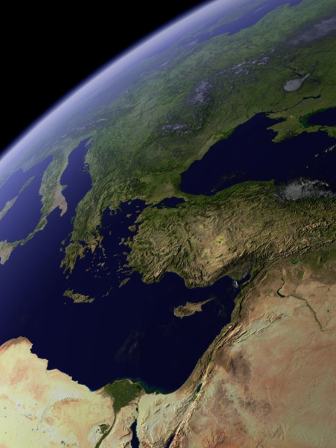 Earth From Space screenshot #1 480x640