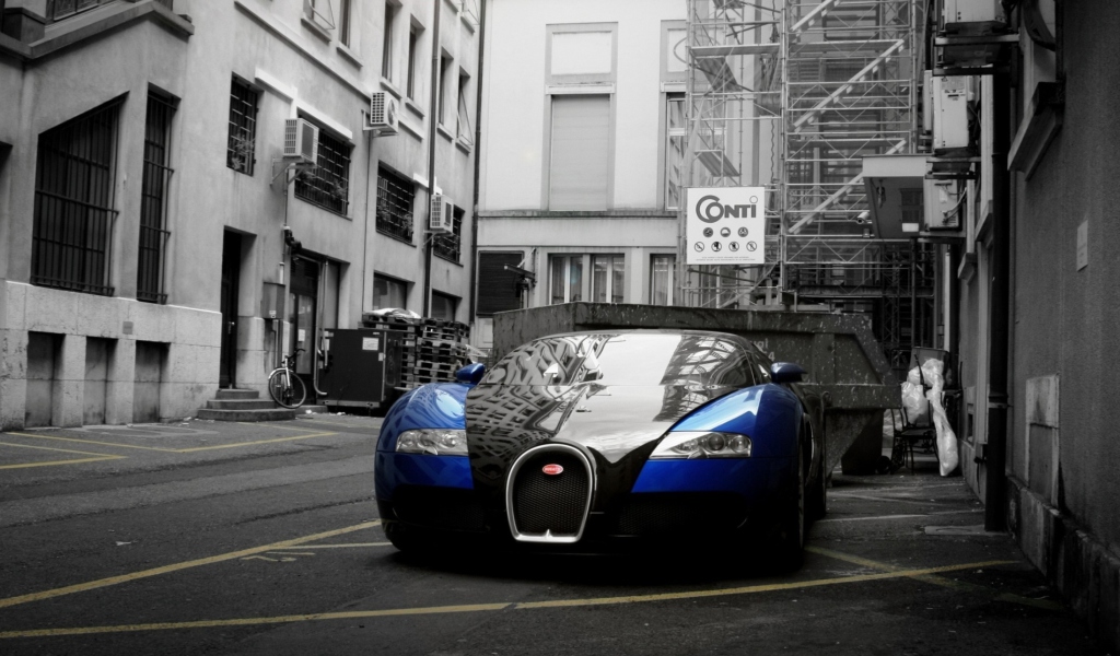Fondo de pantalla Bugatti Veyron Grand Sport 1024x600