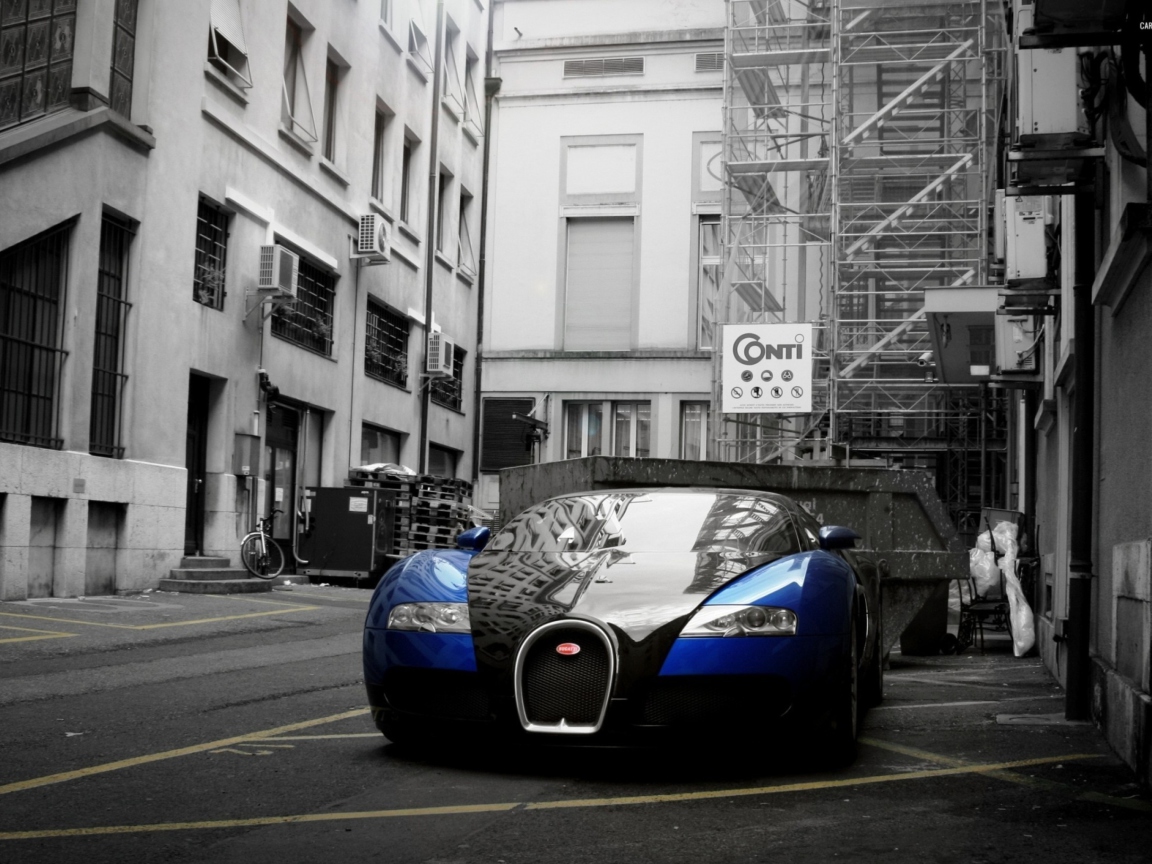 Screenshot №1 pro téma Bugatti Veyron Grand Sport 1152x864