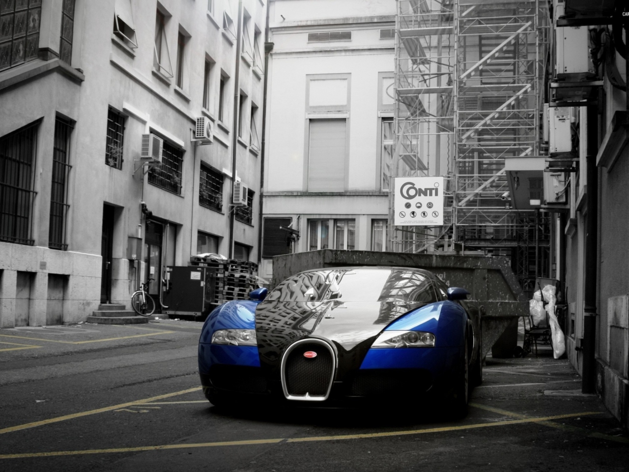 Screenshot №1 pro téma Bugatti Veyron Grand Sport 1280x960