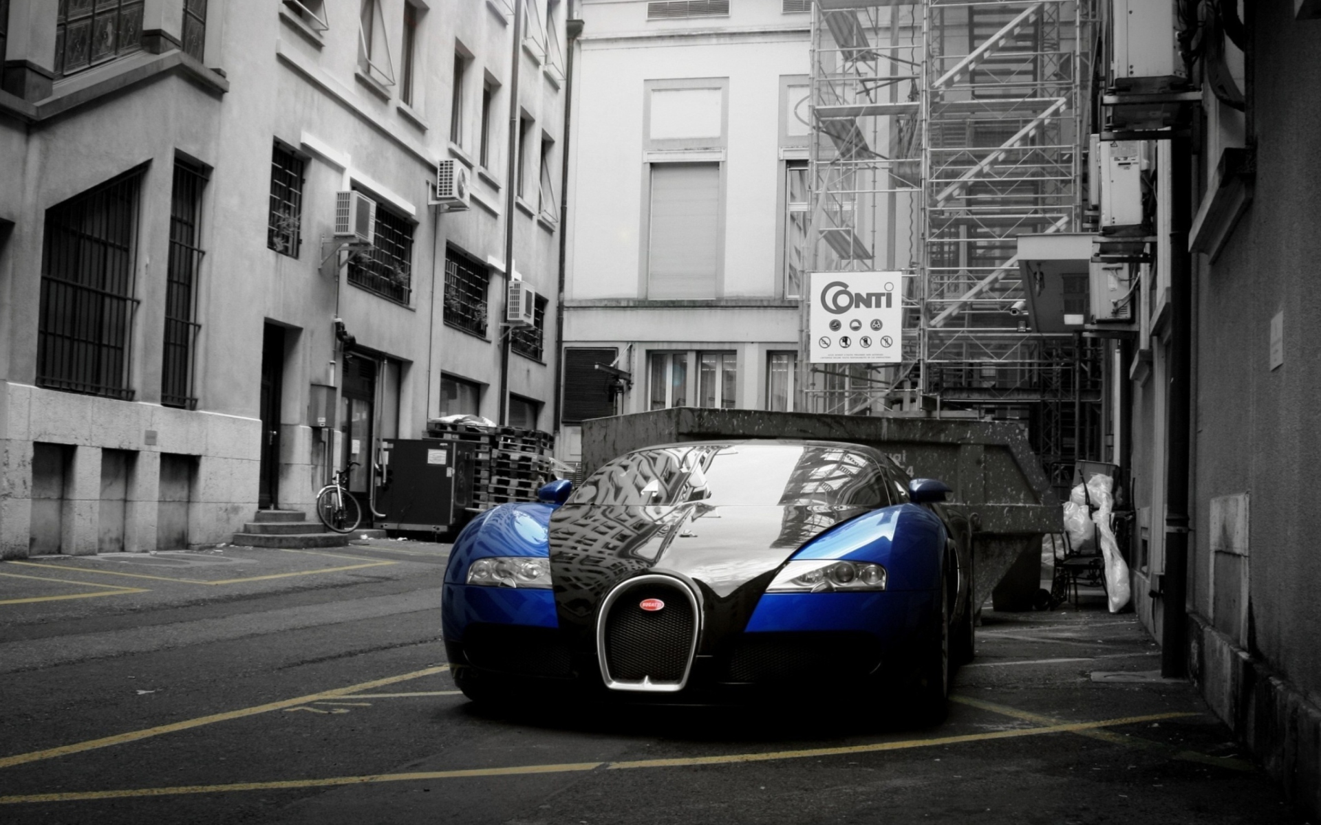 Обои Bugatti Veyron Grand Sport 1920x1200