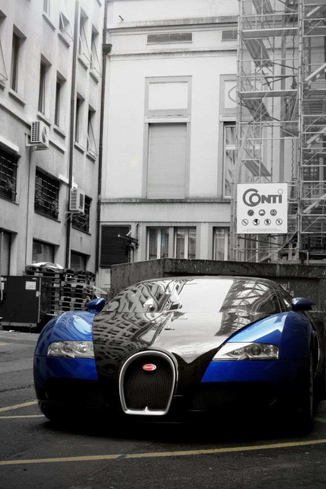 Bugatti Veyron Grand Sport wallpaper 640x960