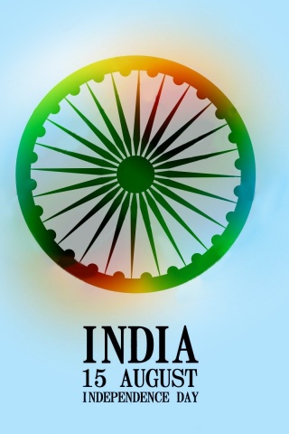 Обои India Independence Day 15 August 320x480