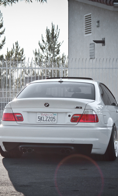 Fondo de pantalla BMW E46 480x800