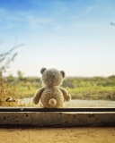 Lonely Teddy Bear screenshot #1 128x160