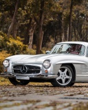 Fondo de pantalla Mercedes Benz 300SL W198 128x160