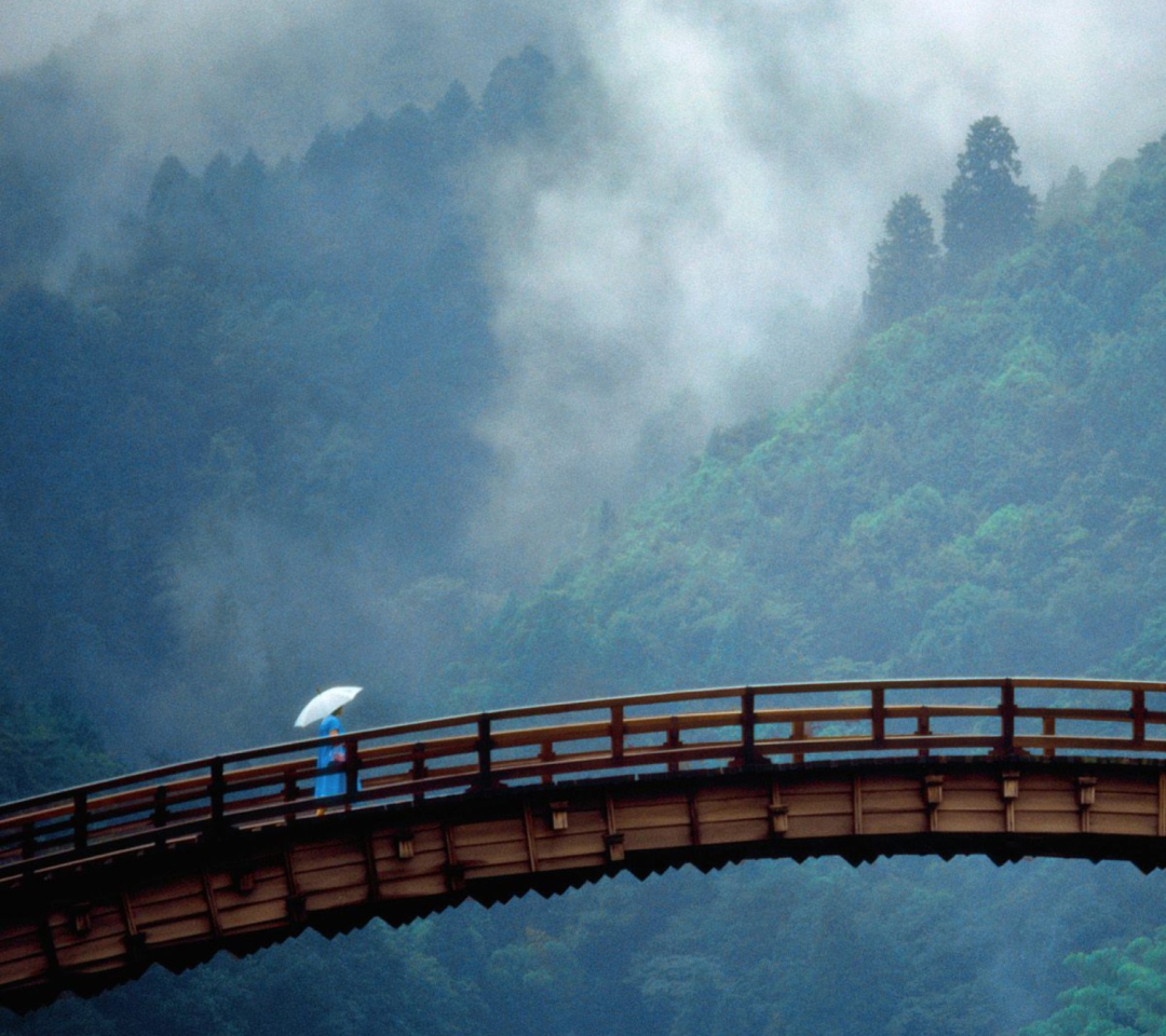 Kintai Bridge Japan wallpaper 1080x960